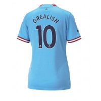 Manchester City Jack Grealish #10 Fußballbekleidung Heimtrikot Damen 2022-23 Kurzarm